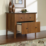 (Scratch & Dent) Sauder Appleton Outlet Faux Marble Top Lateral File, 30 7/10"H x 36 1/8"W x 23 1/2"D, Sand Pear