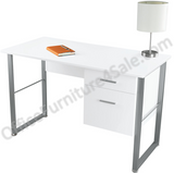 (Scratch and Dent) Brenton Studio Outlet Halton Desk, 30"H x 47 1/4"W x 23 5/8"D, White