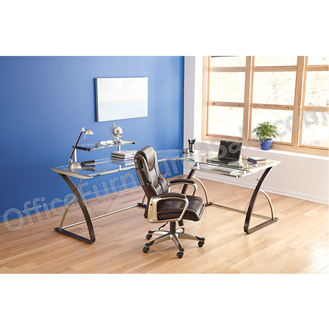 (Scratch and Dent) Realspace Outlet Merido Main Desk, 36