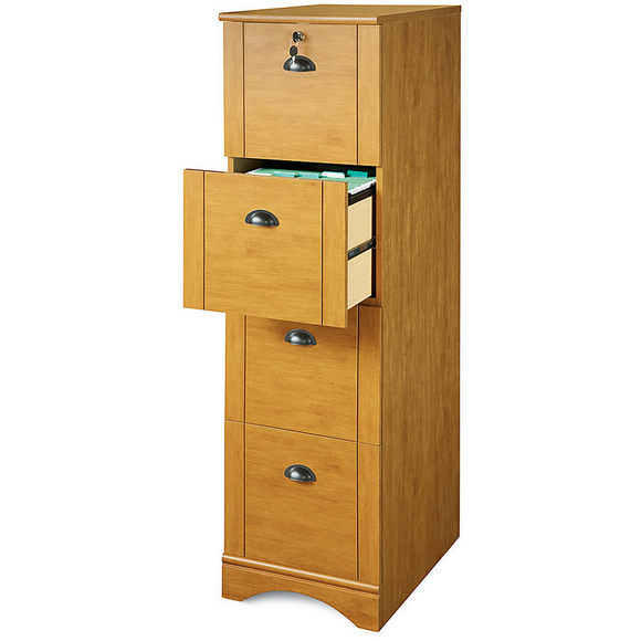 Realspace Outlet Dawson 4-Drawer Vertical File Cabinet, 54