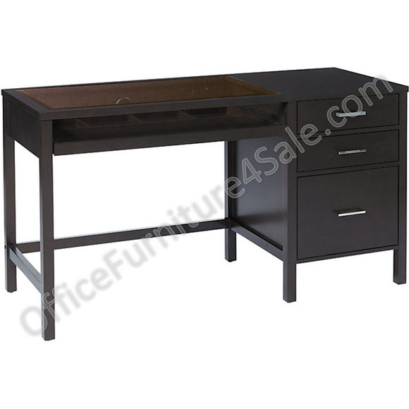 Realspace Coronado Outlet Pedestal Desk, 30