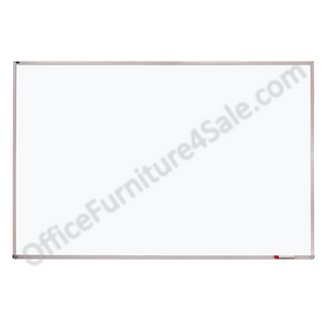 Quartet Outlet Porcelain Aluminum-Frame Magnetic Dry Erase Board, 48'' x 96''