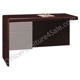 Bush Outlet Northfield Return, 30 3/4"H x 49 5/8"W x 19 3/8"D, Harvest Cherry