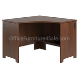 Bush Outlet Envoy Corner Desk, 30 1/4"H x 42 1/8"W x 42 1/8"D, Hansen Cherry