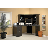 Bush Furniture Outlet Stockport Corner Desk, Classic Black