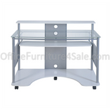 Z-Line Designs Outlet Mobile Workstation Desk, 36"H x 48"W x 26"D, White