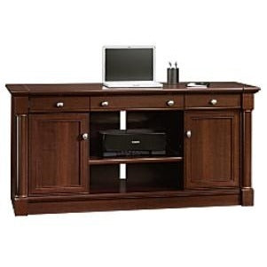 (Scratch & Dent) Sauder Palladia Collection Credenza With Slide-Out Desktop, 29 3/5