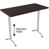 (Scratch & Dent) WorkPro Flex Outlet Collection Rectangle Table Top, 60"W x 30"D, Espresso