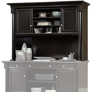 Sauder Outlet Palladia Collection Credenza Hutch, Wind Oak