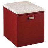 See Jane Work Outlet Kate File/Seat, 18 1/2"H x 15 3/8"W x 18 1/8"D, Red