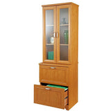 Realspace Outlet Magellan Collection 2-Drawer Lateral File Cabinet, 30"H x 23 1/2"W x 16 1/2"D, Honey Maple