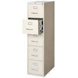 (Scratch & Dent) Realspace PRO 26 1/2"D Vertical Letter-Size File Cabinet, 5 Drawers, Putty