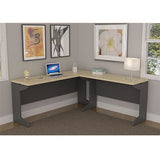 Ameriwood Outlet Home Pursuit Credenza, Gray/Natural