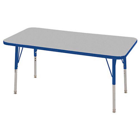 ECR4KIDS Outlet Adjustable Rectangle Activity Table, Standard Legs, 24