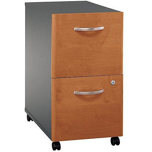Bush Business Furniture Outlet Components Collection 2 Drawer Mobile Pedestal, 28 1/8