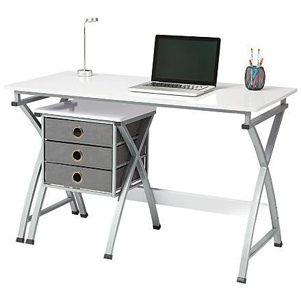 Brenton Studio Outlet X-Cross Desk And File Set, 29 1/2