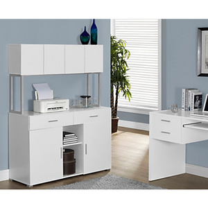 Monarch Specialties Outlet Office Cabinet Credenza, 48"W x 60"D, White
