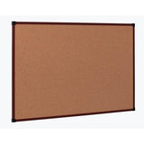 Office Depot Outlet Brand Framed Cork Board, 72" x 48", Mahogany, Aluminum Frame
