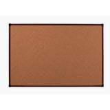 (Scratch & Dent) Office Depot Outlet Brand Framed Cork Board, 72" x 48", Mahogany, Aluminum Frame