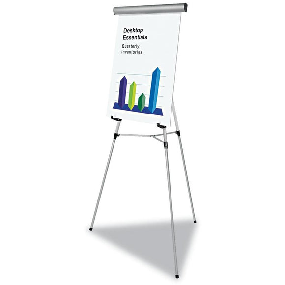 MasterVision Outlet Flex Lightweight Telescoping 3-Leg Display Easel, 34