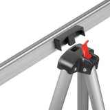 MasterVision Outlet Flex Lightweight Telescoping 3-Leg Display Easel, 34" To 63" High, Aluminum, Silver