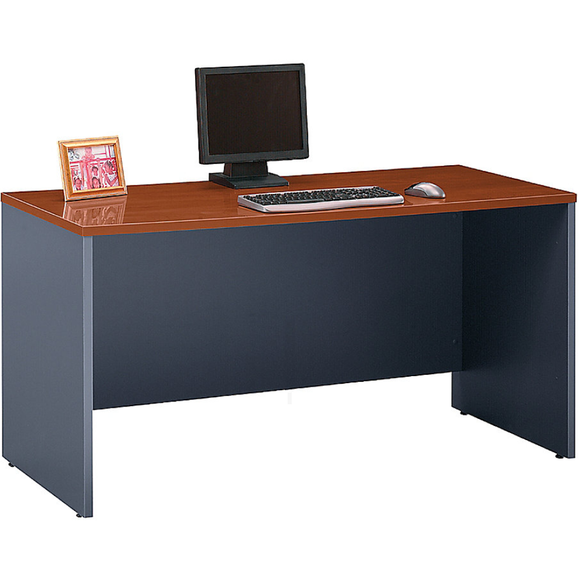 (Scratch & Dent) Bush Components 60'' Credenza, 29 7/8''H x 59 1/2''W x 23 3/8''D, Hansen Cherry/Graphite Gray