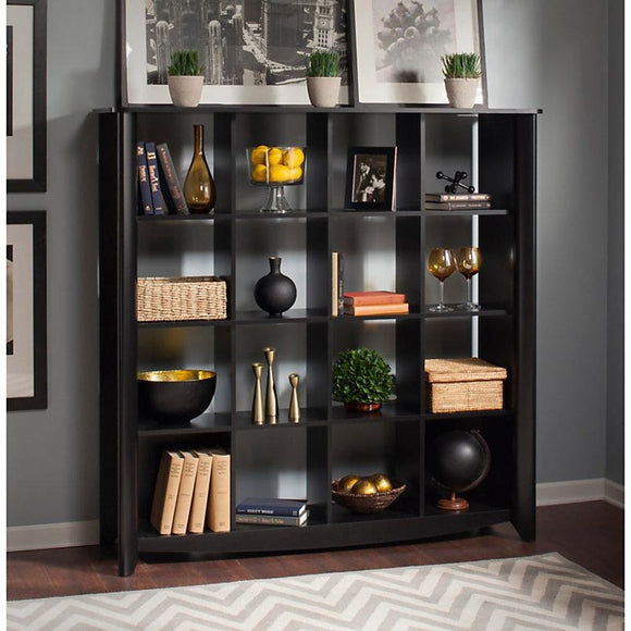 Bush Outlet Aero Bookcase/Room Divider, 16-Shelves, 60
