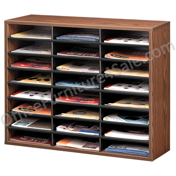 (Scratch & Dent) Fellowes Literature Organizer, 24 Compartments, 23 7/16