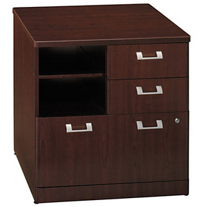 (Scratch & Dent) BBF Outlet Quantum 30" Storage File, 30"H x 29 1/4"W x 23 1/2"D, Harvest Cherry