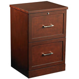 (Scratch & Dent) Realspace Premium Vertical File Cabinet, 28"H x 19"W x 17"D, Mahogany