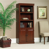(Scratch & Dent) Sauder Heritage Hill 2-Door Bookcase, 71 1/4''H x 29 3/4''W x 13''D, Classic Cherry