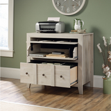 Sauder Outlet Anywhere Solutions Filing Cabinet, 2 Drawers, 33 1/2"H x 36 3/10"W x 19 1/2"D, Chalked Chesnut