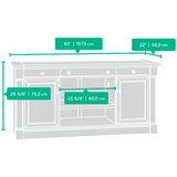 (Scratch & Dent) Sauder Outlet Avenue Eight 62 in. Credenza - Wind Oak