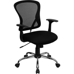 Mid-Back Mesh Swivel Task Office Chair with Chrome Base