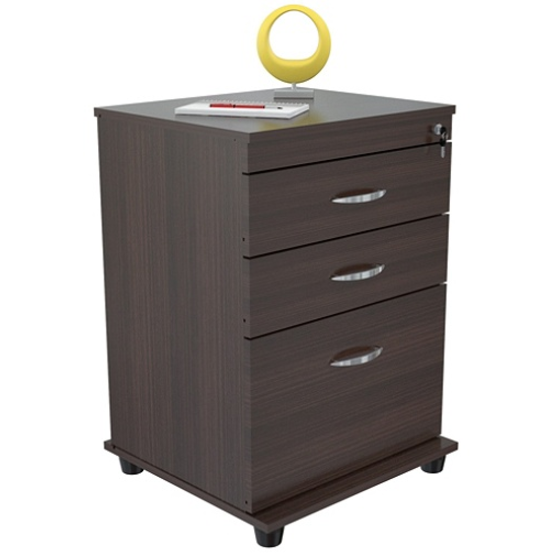(Scratch & Dent) Outlet Inval Mobile File Cabinet, 3 Drawer, 24 3/4