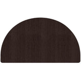 WorkPro Outlet Flex Collection Half Round Table Top, Espresso