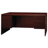 Outlet Bush Furniture Northfield Office Desk With Storage, Harvest Cherry, Standard Delivery