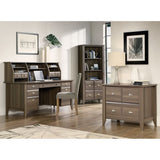Sauder Shoal Creek Organizer Hutch, 17 7/8"H x 65 1/8"W x 12 3/4"D, Diamond Ash