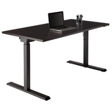 (Scratch and Dent) Realspace Outlet Magellan Performance Electric Height-Adjustable Wood Desk, Espresso