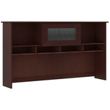 Bush Furniture Outlet Cabot 60"W Hutch, Harvest Cherry