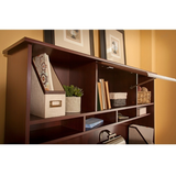 Bush Furniture Outlet Cabot 60"W Hutch, Harvest Cherry