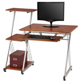 Brenton Studio Outlet Limble Computer Desk, Cherry