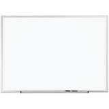 (Scratch & Dent) Quartet Dry-Erase Board With Anodized Aluminum Frame, 36" x 60", White Board, Silver Frame