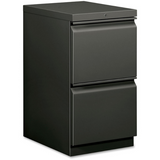 (Scratch & Dent) HON Outlet Brigade 15"W Lateral 2-Drawer Mobile Pedestal Cabinet, Charcoal
