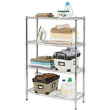 (Scratch & Dent) GHL Wire Shelving, 4 Shelves, 54"H x 36"W x 14"D, Chrome