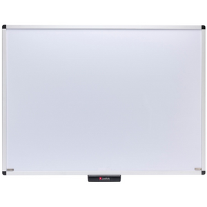 (Scratch & Dent) Smead Justick Dry-Erase White Board, Aluminum, 48" x 36", White, Aluminum Frame Item # 868013