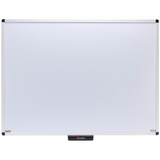 (Scratch & Dent) Smead Justick Dry-Erase White Board, Aluminum, 48" x 36", White, Aluminum Frame Item # 868013