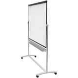Quartet Prestige 2 Magnetic Dry-Erase Whiteboard With Mobile Easel, Steel, 72" x 48", White, Graphite Plastic Frame Item # 118742