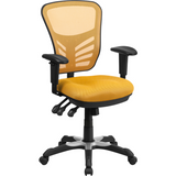 Mid-Back Mesh Multifunction Executive Swivel Ergonomic Office Chair with Adjustable Arms
