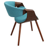 La Volna Reception Chair Walnut Frame